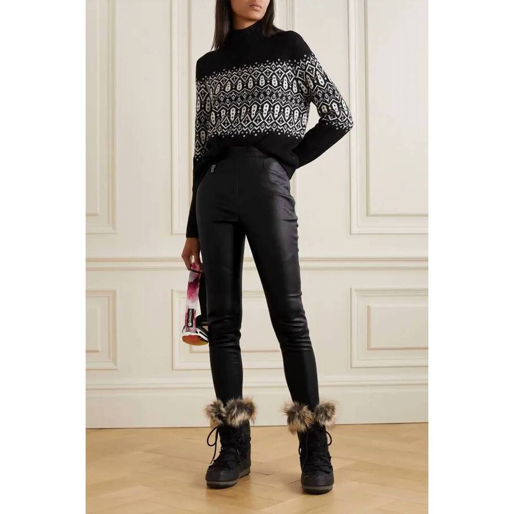 NEW BOGNER jumi pant in black leather